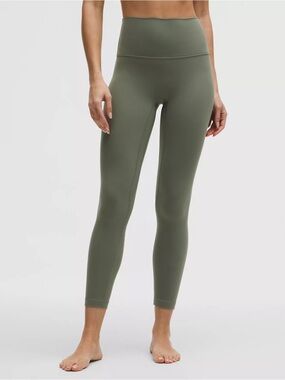 Lululemon - Wunder Train No Line™ High-Rise Tight 25" - Willow Leaf - NEW